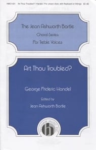 Art Thou Troubled? Unison choral sheet music cover Thumbnail